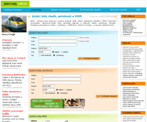 i-info.cz: JÍZDNÍ ŘÁDY vlaků - autobusů - MHD
JÍZDNÍ ŘÁDY vlaků,autobusů,mhd a pozemní dopravy