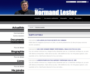 normandlester.com: Normand Lester
XOOPS is a dynamic Object Oriented based open source portal script written in PHP.