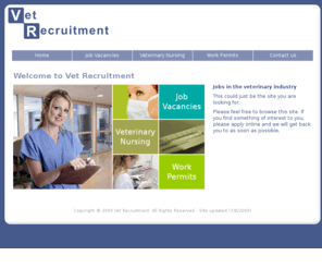 vetvacancies.com: Vet Recruitment
Jobs in the veterinary industry, Vet, Nurse, Locum, Jobs