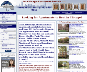 1st-chicago-apartment-rentals.com: Chicago Apartments For Rent - 1st Chicago Apartment Rentals
Chicago Apartments for rent in the North Chicago apartment neighborhoods of Wrigleyville, Lakeview, Ravenswood, Lincoln Square, Irving Park, West Rogers Park and West Ridge.