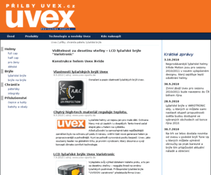 prilby-uvex.cz: Uvex | přilby, chrániče páteře, lyžařské brýle | přilby-Uvex.cz
Přilby Uvex - kategorie: Uvex | přilby, chrániče páteře, lyžařské brýle /  