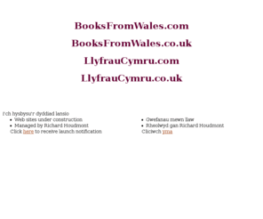 booksfromwales.co.uk: Books From Wales
Welsh-language books for children published under the Houdmont imprint