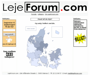 lejeforum.com: LejeForum.com - Alt i udlejning - Forside
Hos LejeForum.com finder du nemt og hurtigt det du har brug for, indenfor udlejning.