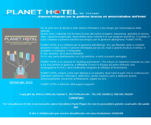 planethotel.biz: Planet Hotel
software e building control per hotel ristorante programmi per alberghi campeggi residence villaggio turistico ristorante