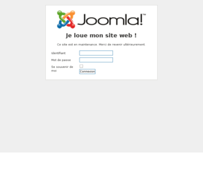 jelouemonsiteweb.com: Welcome to the Frontpage
Joomla! - le portail dynamique et système de gestion de contenu