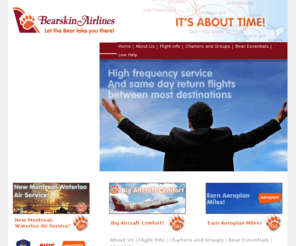 bearskinairlines.net: Flights across Northern Ontario and Manitoba, Charters, Group Rates, Seat Sale - Bearskin Airlines
Flights across Northern Ontario and Manitoba, Charters, Group Rates, Seat Sale - Bearskin Airlines