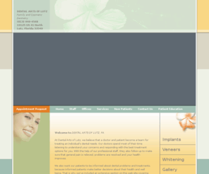 dentalartsoflutz.com: Lutz Dentist - Dental Arts of Lutz, PA - Dentist in Lutz, FL
Lutz Dentists, Dr. Altinai Gorrity and Dr. Leslie K. Hernandez specialize in dentistry procedures such as implants, veneers, and whitening in the Lutz, Florida area.