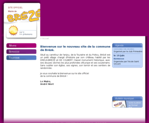 mairie-breze.fr: Mairie de Brézé
Site officiel de Brézé. Renseignements pratiques, école, entreprise, actualité