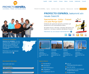 spanischkurs-alicante.com: Proyecto Español. Escuela de español para extranjeros en Alicante, Granada, Madrid y Barcelona
PROYECTO ESPAÑOL es una escuela de idiomas, especializada en español para extranjeros, con cuatro centros en España: Alicante, Granada, Barcelona y Madrid