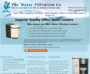 thewaterfiltrationco.net: Office Water Coolers, Office Water Filtration, Jacksonville Office Water Coolers
Our Office Water Coolers and Office Water Filtration products can transform your drinking water into a more healthy and cost saving vital resource for you, your family and your office.