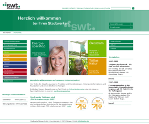 xn--tnatur-3ya.com: Stadtwerke Tübingen
Stadtwerke Tübingen GmbH informiert über ihre Dienstleistungen, über Tarife, Ausschreibungen und vieles mehr