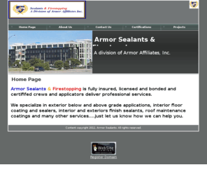 armorsealants.net: Home Page
Home Page