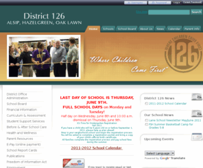 dist126.org: District 126 Alsip, Hazelgreen, Oak Lawn ::
District 126