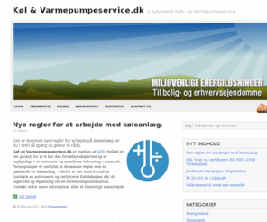 energikomfort.dk: Autoriseret Køle- og Varmepumpeservice. — Køl & Varmepumpeservice.dk
