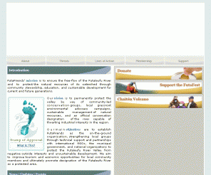 futafriends.org: Let the Futa Flow - Conserving the Futaleufu River in Patagonia
FutaFriends is a US non-profit organization that works to ensure the free-flow of the Futaleufu River and to protect the natural resources of its watershed. 