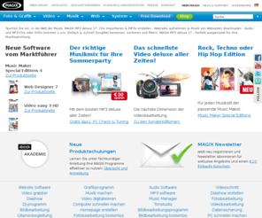 magixvideo.com: Musiksoftware, Fotosoftware, Videosoftware vom Marktführer - MAGIX
Multimedia Software zur Bearbeitung und Erstellung von Fotos, Videos und Musik - Videos schneiden, Diashows und Musik aufnehmen ist nun kein Problem mehr!.