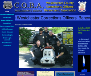 westchestercoba.com: Correction Officers' Benevolent Association
Westchester County Corrections Officer's Benevelont Association