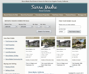 worrellrealty.info: Sierra Madre Real Estate | Sierra Madre Homes for Sale CA
Get the Latest Sierra Madre Real Estate (Updated Daily from MLS)! View Sierra Madre Homes for Sale, Large Photos, Foreclosures for Sale, Recent Price Reductions and Local Info in Sierra Madre CA. 