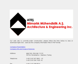 atesmim.com: ATES
Ates Architecture & Engineering Website