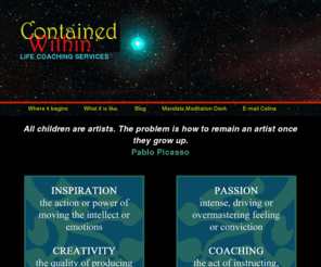 containedwithin.com: Contained Within Creative Coaching
Welcome page to Contained With site