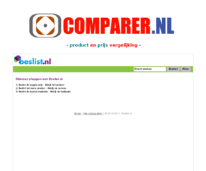 eten.net: Comparer.nl - product en prijs vergelijking
Prijs en product prijsvergelijking