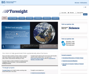 foresight.gov.uk: UK Department for Business, Innovation and Skills | BIS
Department for Business, Innovation and Skills. Corporate website of the UK government department.  