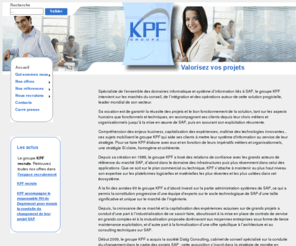 groupekpf.fr: Accueil groupe KPF
Groupe KPF, administration SAP, intégration open source