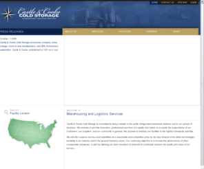 madisonwarehouse.com: Castle & Cooke Cold Storage - Warehousing and Logistics Services
Castle & Cooke Cold Storage is a leader in the public refrigerated warehouse industry. We  provide innovative, professional services and capabilities at a reasonable and competitive prices using latest technologies that allow us to continually improve