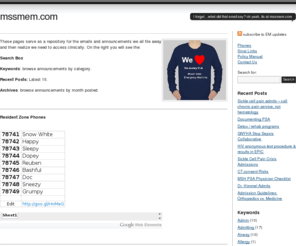 mssmem.com: mssmem.com
I forget…what did that email say?  oh yeah, its at mssmem.com