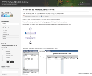 vmwareadmin.com: Welcome to VMwareAdmins.com!
VMwareadmins.com where the VMware Admins come to play!