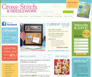 crossstitchandneedlework.com: Cross-Stitch & Needlework Magazine
Welcome to the new website for Cross-Stitch & Needlework magazine! Here you'll find information on our latest issue, free projects, tips and techniques, and much more.