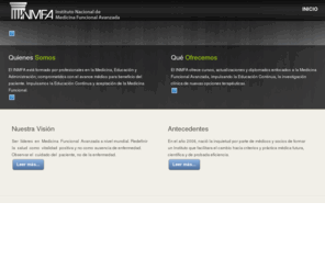 inmfa.com: Joomla!
El INMFA ofrece cursos, actualizaciones y diplomados enfocados a la Medicina Funcional Avanzada.