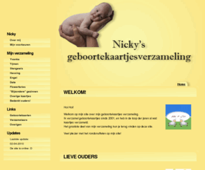 nickystengewis.nl: Nicky's geboortekaartjesverzameling
