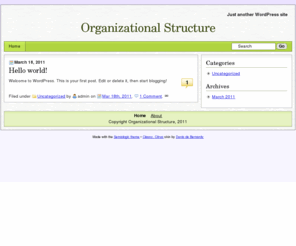 organizationalstructure.org: Organizational Structure
Organizational Structure