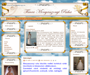 timeamenyasszonyi-ruha.net: Honlap
Tímea Menyasszonyi Ruha kölcsönzés