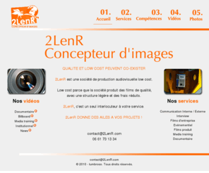 2lenr.com: 2LenR - Productions vidéos - Documentaire - Communication - WebTV
