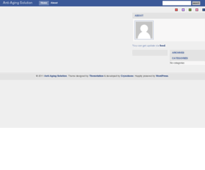 antiages.net: Anti-Aging Solution
Anti-Aging Solution: Just another WordPress site