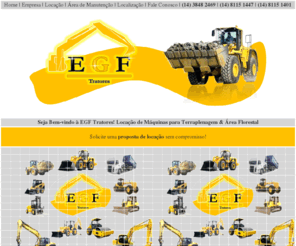 egftratores.com: EGF Tratores - Venda e Locação de Máquinas para Terraplenagem e Área Florestal
