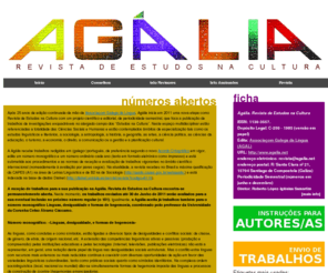 agalia.net: Revista Agália - Revista de Estudos na Cultura
Revista Agália - Revista de Estudos na Cultura