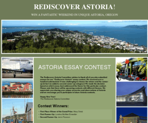 astoriaoregoncontest.com: Astoria, Oregon Contest | Rediscover Astoria Essay Contest
