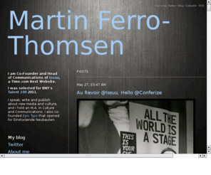 ferro.dk: Martin Ferro-Thomsen
Martin Ferro-Thomsen