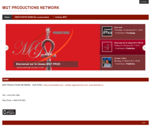 mgtproductions.net: Bienvenue
