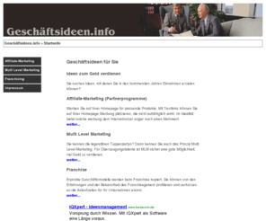 xn--geschftsideen-ffb.info: Geschäftsideen online - Informationen hier
Hier finden sie Informationen aus verschiedenen Bereichen zu Gründung und Betrieb von erfolgreichen Geschäften