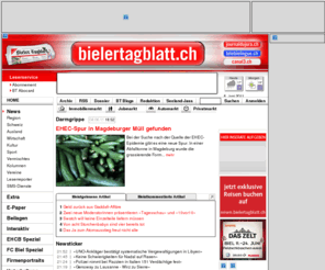bijou.ch: Bieler Tagblatt online
Bieler Tagblatt Online Zeitung - Täglich aktualisierte News rund um Politik, Sport,Kultur und Region.