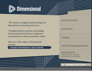 dfaglobal.com: Dimensional Fund Advisors
Dimensional applies science to investing for institutions, financial advisors and individuals.