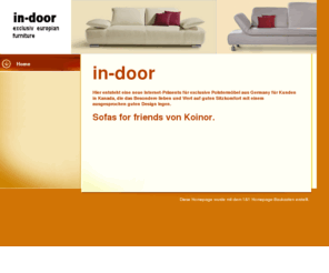 in-door.com: Meine Homepage - Home
Meine Homepage