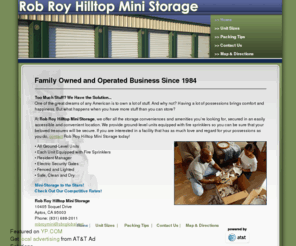 robroyministorage.com: Rob Roy Hilltop Mini Storage - Home
We offer secure mini storage to Santa Cruz County with competitive rates. test33