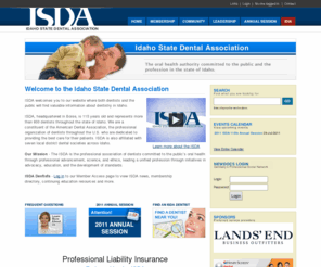 theisda.org: ISDA - Welcome to the Idaho State Dental Association
The Idaho State Dental Association is the oral health authority committed to the public and the profession in the state of Idaho