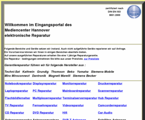 repaircenter-hannover.de: Reparatur,Notebook,Display,Monitor,Drucker,Mainboard,Hub,Multiplexer,TV,DVB-T,Antennen,Antennenanlagen,Funkanlagen,Funkgerät,Handfunkgeräte
