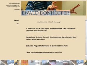 ewalddonhoffer.com: Ewald Donhoffer - Offizielle Homepage
Ewald Donhoffer, Musiker